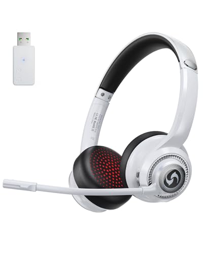 Image of Wireless Headset for Work, HD Sound Bluetooth Headphones with Mic