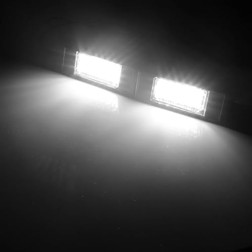 Luces traseras matrícula Peugeot 307 406 kit lámpara luz matrícula LED 4