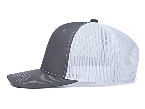 Image of Quanhaigou Trucker Hat - Mesh Snap Back - Unisex Adjustable Baseball Cap - Outdoor Hats for Men Women