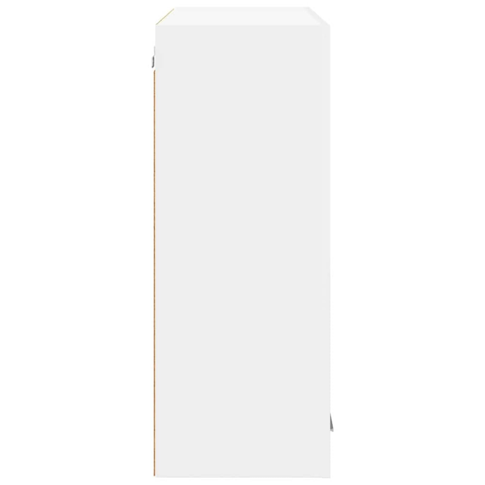 ATOMSTACK MAKER Hängeschrank Küchenregal Weiß, 80x31x80 cm, zweitüriger Wandhängeschrank aus Holzwerkstoff mit großem Stauraum – modern, minimalistisch, für ordentliche Küchenorganisation