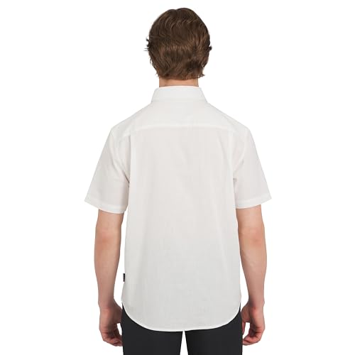 Quiksilver Men's Premium Cotton Woven Short Sleeve Button Up Casual Shirt2