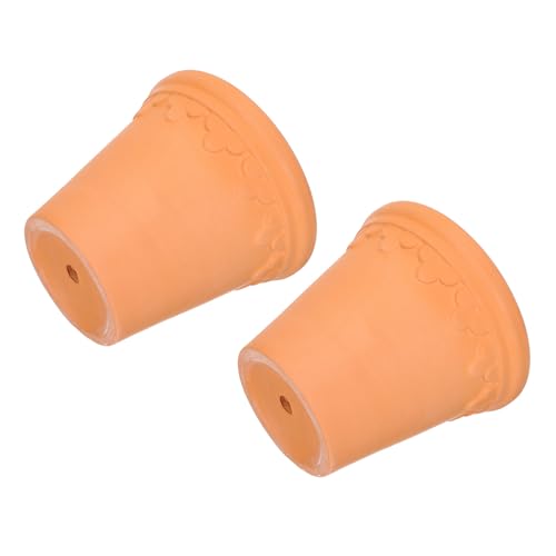 Pots de fleurs en terre cuite design avec trou de drainage pour plantes