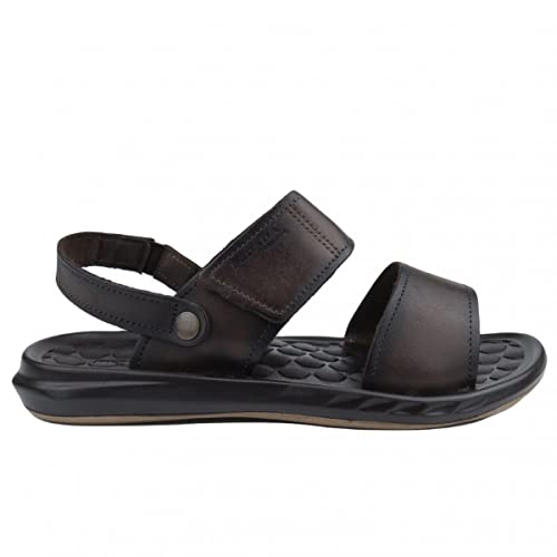 Sandália Pegada Amortech Couro Masculina 133002-02 Cravo