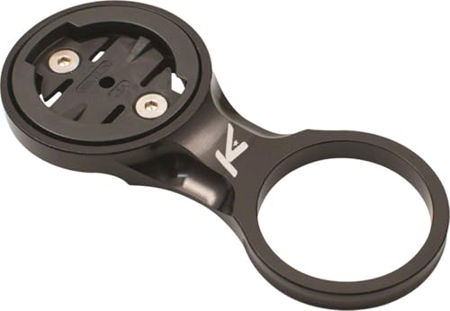 K Edge Stem Mount, Fixed Garmin Edge, Black Anodize, Adultos Unisex, Negro, Estandar