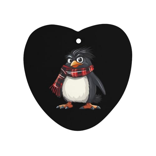 Penguin Car Air Freshener Hanging Aromatherapy Tablets for Car Accessories Love form