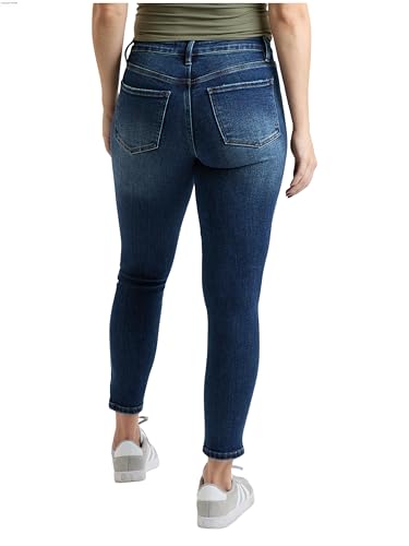 ROYALTY FOR ME Women's Premium Stretch Skinny Jean, S Midnight Sky Blue, 143