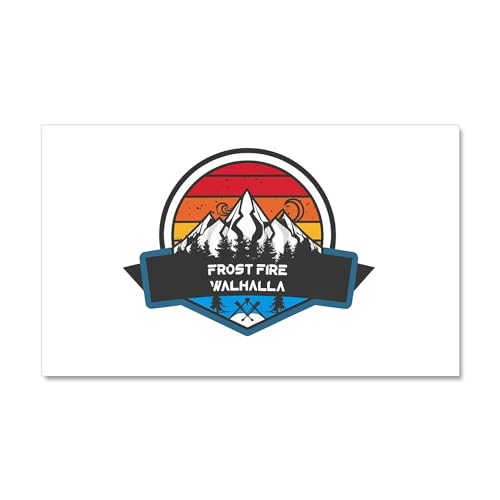 CafePress Frost Fire Walhalla North Dakota Car Magnet, 20