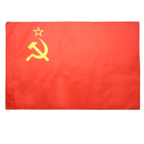AZ FLAG - Drapeau URSS - 150x90 cm - Drapeau Communiste - Russie 100% Polyester Avec Fourreau et cordelette - Pavillon 110 g