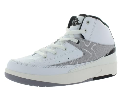 Jordan Little Kid's 2 Retro Python White/Fire Red-Black-Sail (DQ8564 102) - 3