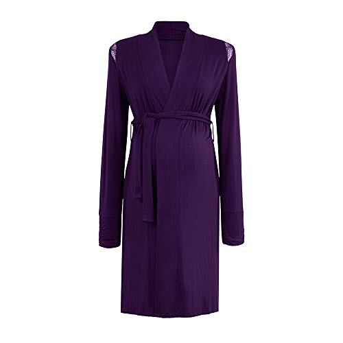 Cache Coeur Serenity Camisón premamá, Morado (Blueberry MY), 42 para Mujer