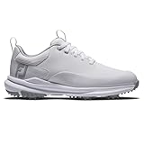 FootJoy Tour Rival, Zapatos de Golf Mujer, Blanco, Blanco, Gris, 40.5 EU