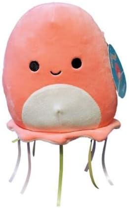 Squishmallows Official Kellytoy 7 Inch Soft Plush Squishy Toy Animals (Selema Pink Jellyfish)