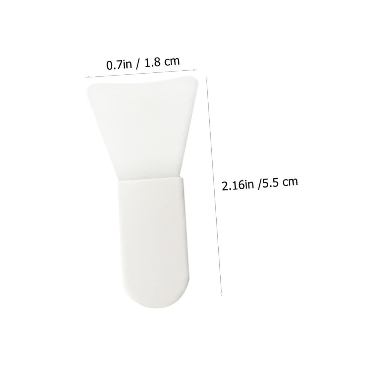 Mikinona 8-piece Short Handle Facial Mask Brush Set Silicone Face Brush for Cleansing Makeup Accessories Skin Care Tool