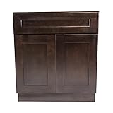 Design House Brookings 33-Inch Base Cabinet, Espresso Shaker