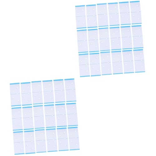 FOYTOKI 2sets Wig Tape Parts Glue Hair Extension Comfortable Plastic Material Invisible Tape 36pcs*2