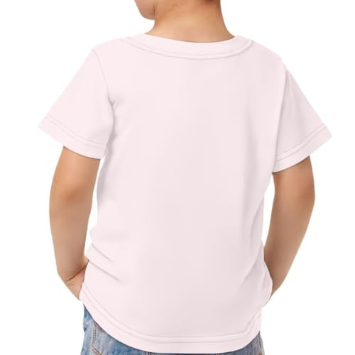 Image of Xhuibop Kids Tshirts Girls Boys 3-16 Years Summer Clothes for Teens Loose Fitting Tops