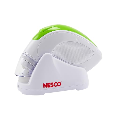 Image of NESCO Handheld Vacuum Sealer Kit, Includes 4 Canisters, 5 Reusable Gallon Zipper Bags, Freezer, Dishwasher, Sous Vide Safe Bags, Great for Meal Prep & Food Storage - Rechargeable with Charging Base