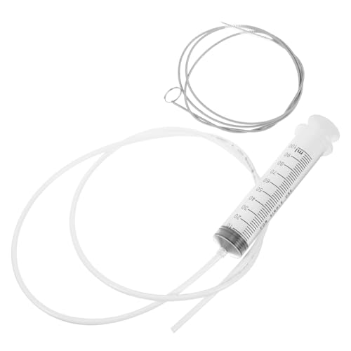 FUNOMOCYA 1 Set Fridge Cleaning Accessory Refrigerator Drain Hole Clog Remover Freezer Cleaning Supply Plastic Metal Reusable Dredging Tool