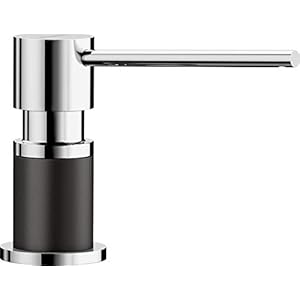 BLANCO – 525810 SLATO Ingebouwde dispenser voor afwasmiddel voor aanrecht – Eenvoudig vullen van bovenaf – Tank van 314…