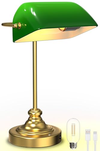 LGMCF Lámpara de escritorio de banquero