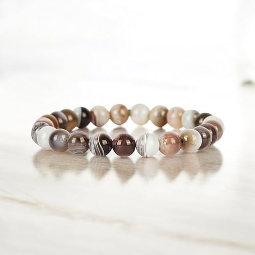 Image of Certified Crystal Bracelet | 8mm Beads | Stretchable Healing Bracelet | Bracelets for Men and Women |