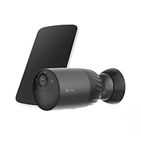 EZVIZ Telecamera wifi esterno batteria 2k, 100% senza fili, 270 Giorni di durata della batteria...