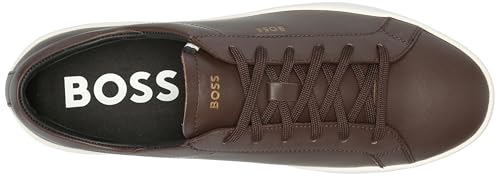 Image of BOSS Men's Belwar Smooth Leather Low Top Sneaker