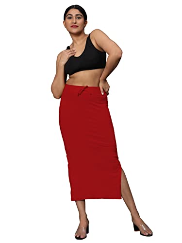 Image of Jaanvi fashion Women's Cotton Mermaid Saree Shapewear,Petticoat,Skirt, Comfortwear