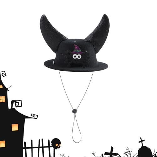 犬用帽子, 角デザイン キティ帽子, 調整可能な衣装用 家族の集まり 祭り 祝賀 ステージショー 劇場公演 コスプレ パーティー マスカレード用