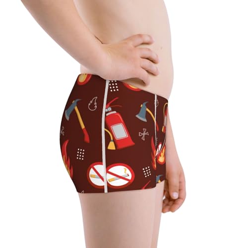 Boys' Cotton Boxer Brief Soft Underwear-Fire Extinguisher2