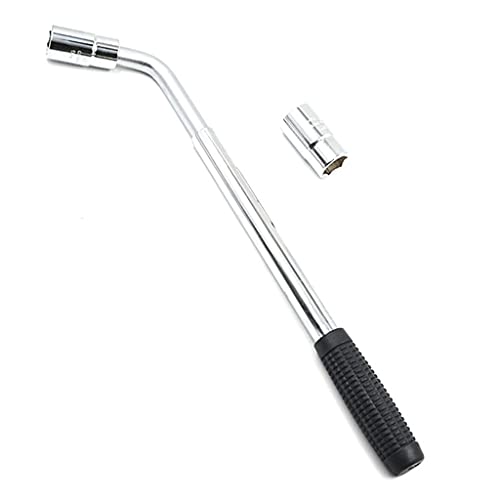 YZYDF Juego de llaves de rueda extensibles con 2 enchufes de doble extremo, soporte de llave aplicable para coche y camión