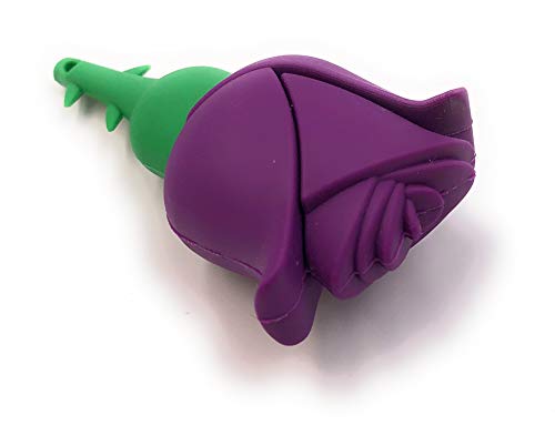 Clé USB fleur violette 128 Go USB 3.0 : ne perdez plus vos données ni votre clé