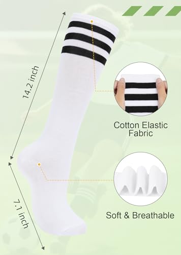 Image of American Trends Women Softball Socks Knee High Tube Socks Long Baseball Soccer Socks for Youth Girls