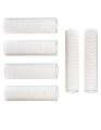 CFS – 6 Pack Grooved Sediment Melt Blown Water Filter Cartridges Compatible with Aqua-Pure AP110, WHCF-GD05, Watts FPMBG-5-975 Model – Whole House Replacement Filter Cartridge – 5-Micron – 10" x 2.5"