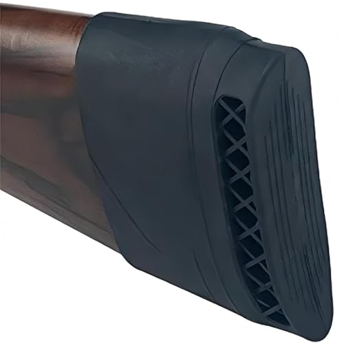 Gexgune Almohadilla de Retroceso del Rifle de Caza Tactical Slip-On Slip-On Buttstock Shooting Extension Gun Butt Protector Accesorios de Goma Gun Butt Accesorios