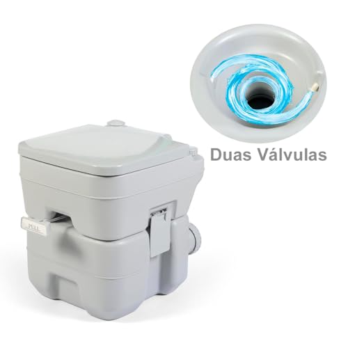 Banheiro Químico Vaso Sanitário Portátil Motorhome Camping 20L - Deend