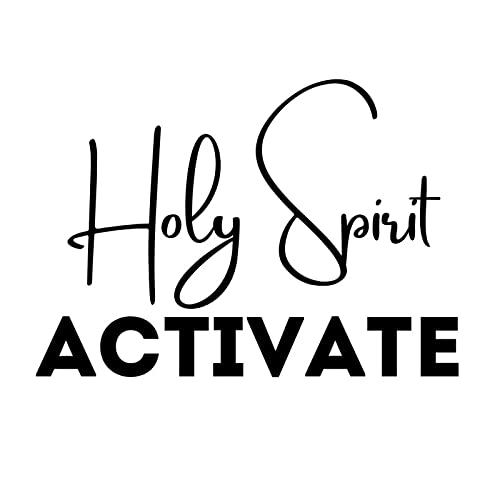 Autocollant en vinyle Holy Spirit Activate pour masquer les rayures de voiture