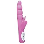 Sweet Smile Fancy Pink - Vibrator mit Klitoris-Stimulator für Frauen, softer Massagestab, 2-Motoren-Vibrator, doppelte Stimulation, pink