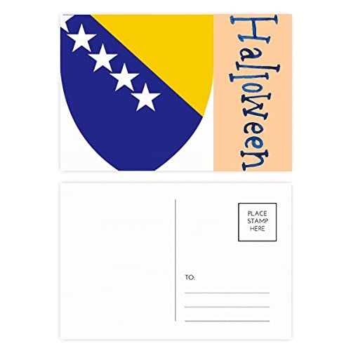 Cartes postales Halloween emblème Bosnie x20 pour collectionneur