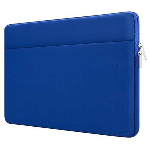 HEDUGO Funda para Portátil Compatible con HP DELL ASUS de 15,6 Pulgadas Funda Ordenador Portatil con Bolsillo para Accesorios con Cremallera para Portátil de 15,6”,Azul