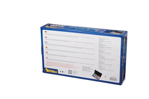 Philos 3757 - Pokerkoffer, Aluminiumkoffer, 300 Casino-Pokerchips (11,5g)