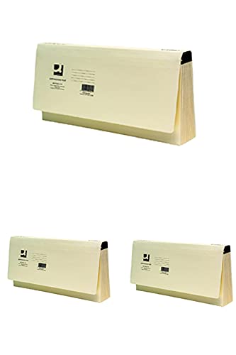 Home Filing, Folders & Archiving See All in Expanding Files Q-Connect Expanding File Foolscap A-Z Manilla KF22001 (Pack of 3)