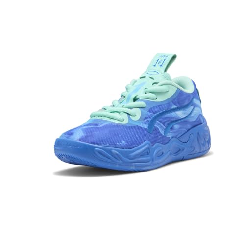 PUMA Kids Boys Mb.04 Lo Team Basketball Sneakers Shoes - Blue - Size 13 M2