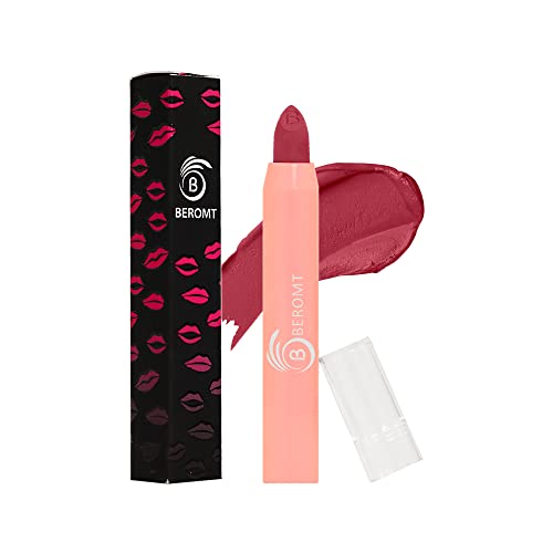 Beromt Perfect pout Ultra Matte Super stay Moisturizing lip crayon suitable for all Indian tones- 3gms, don’t bluff-15