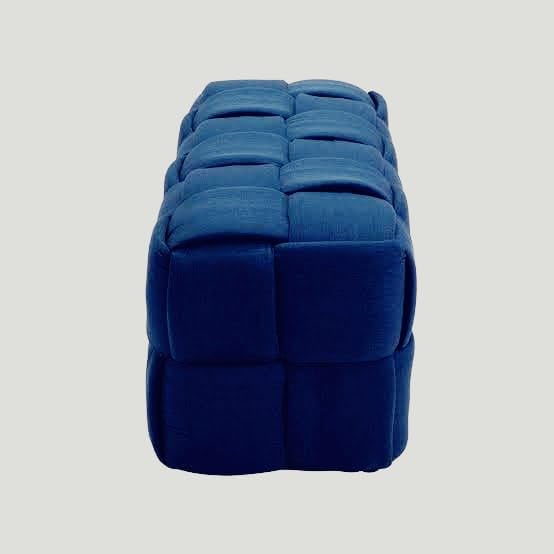 Ottoman Stool for livingn Room/Office/School, Blue Color Stool Furniture to sit, Handmade Stool for Sitting/Gift-image-41