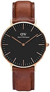Daniel Wellington Classic St Mawes Rose Gold Watch, 36mm, Leather, for Men and Women