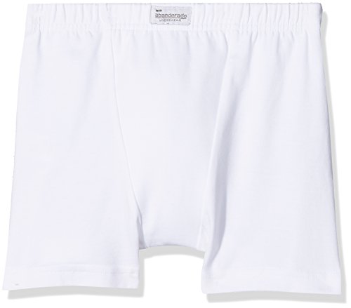 Abanderado Junior Algodã³n Elã¡Stico Bóxer, Blanco (Blanco 001), 12 años (Tamaño del...