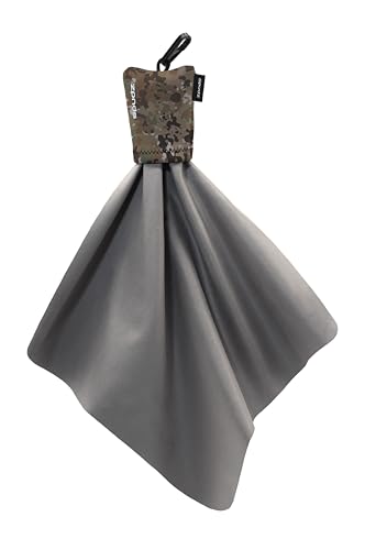 Alpine Innovations Spudz Classic Microfiber Cloth and Screen Cleaner, Camo, Large