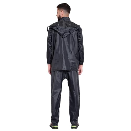 Image of Rain Suit for Men & Women | Waterproof Raincoat Jacket & Pant Set | Lightweight Windproof Rainsuit | Quick Dry | Reusable Monsoon Wear