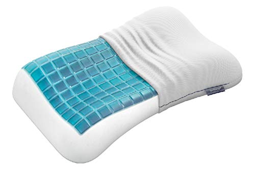 TG-PIL-EC07 Technogel Cuscino cervicale Pixel Anatomic Curve (66 cm x 40 cm, 7), TG-PIL-EC07, bianco, 66 x 40 x 7